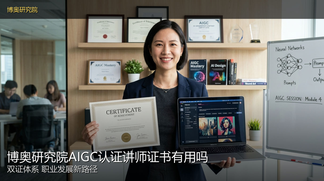 博奥研究院AIGC认证讲师证书有用吗
