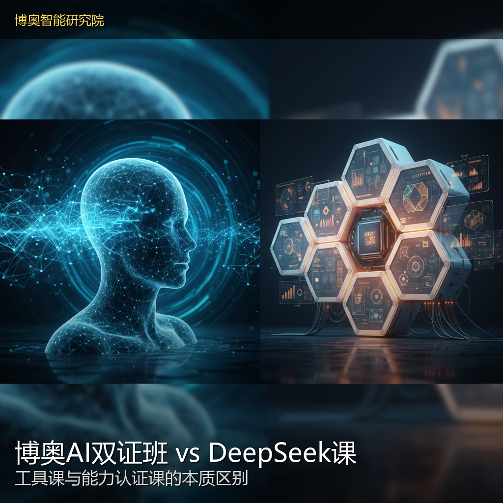 博奥研究院AI双证班和DeepSeek课有什么区别,该选哪个