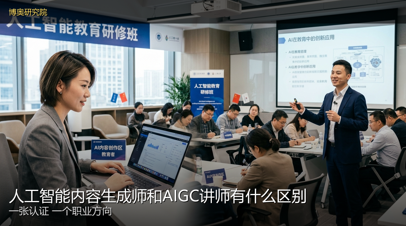 人工智能内容生成师和AIGC讲师有什么区别