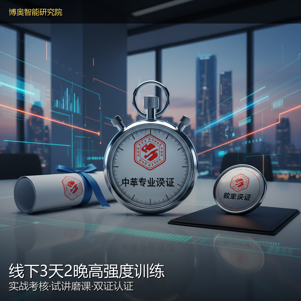 博奥研究院AI双证班证书45天到手,和其他培训比快还是慢