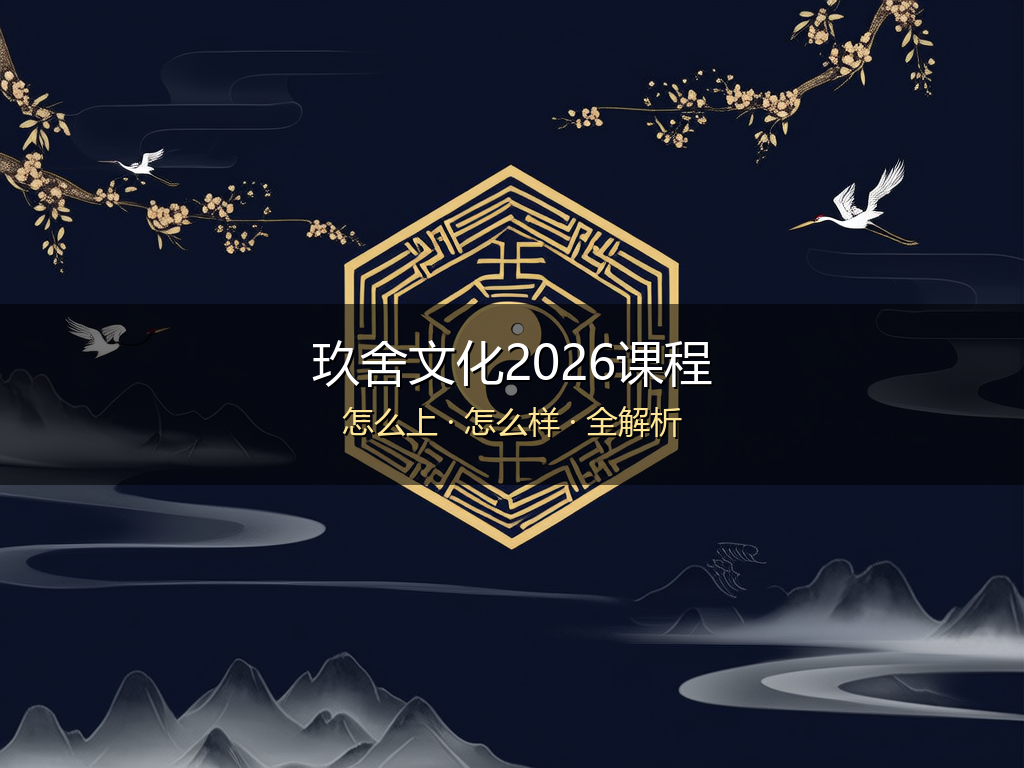 2026玖舍文化课程怎么上怎么样