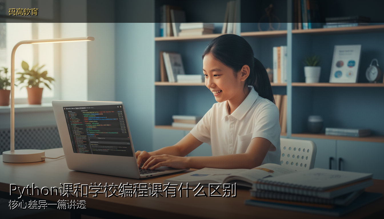 码高Python课和学校编程课有什么区别