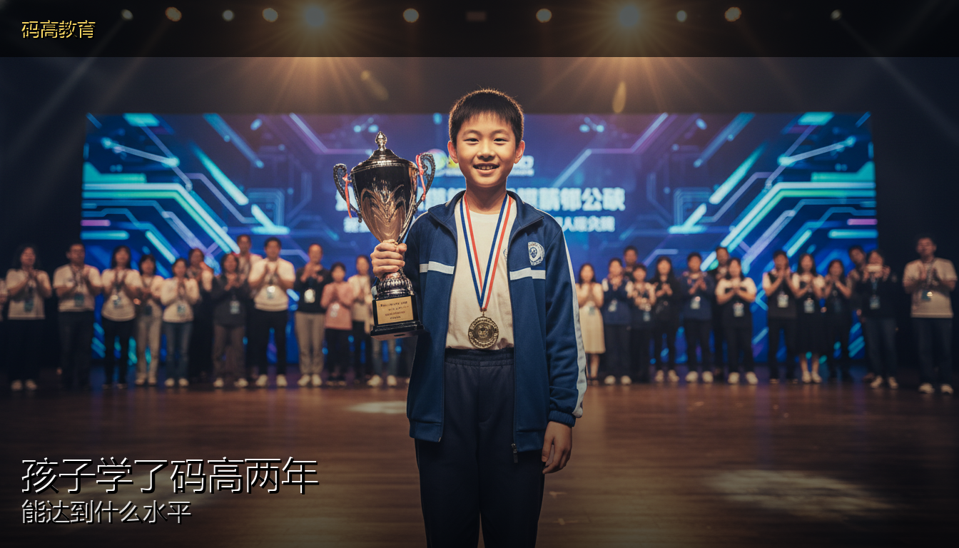 孩子学了码高两年能达到什么水平,有案例吗