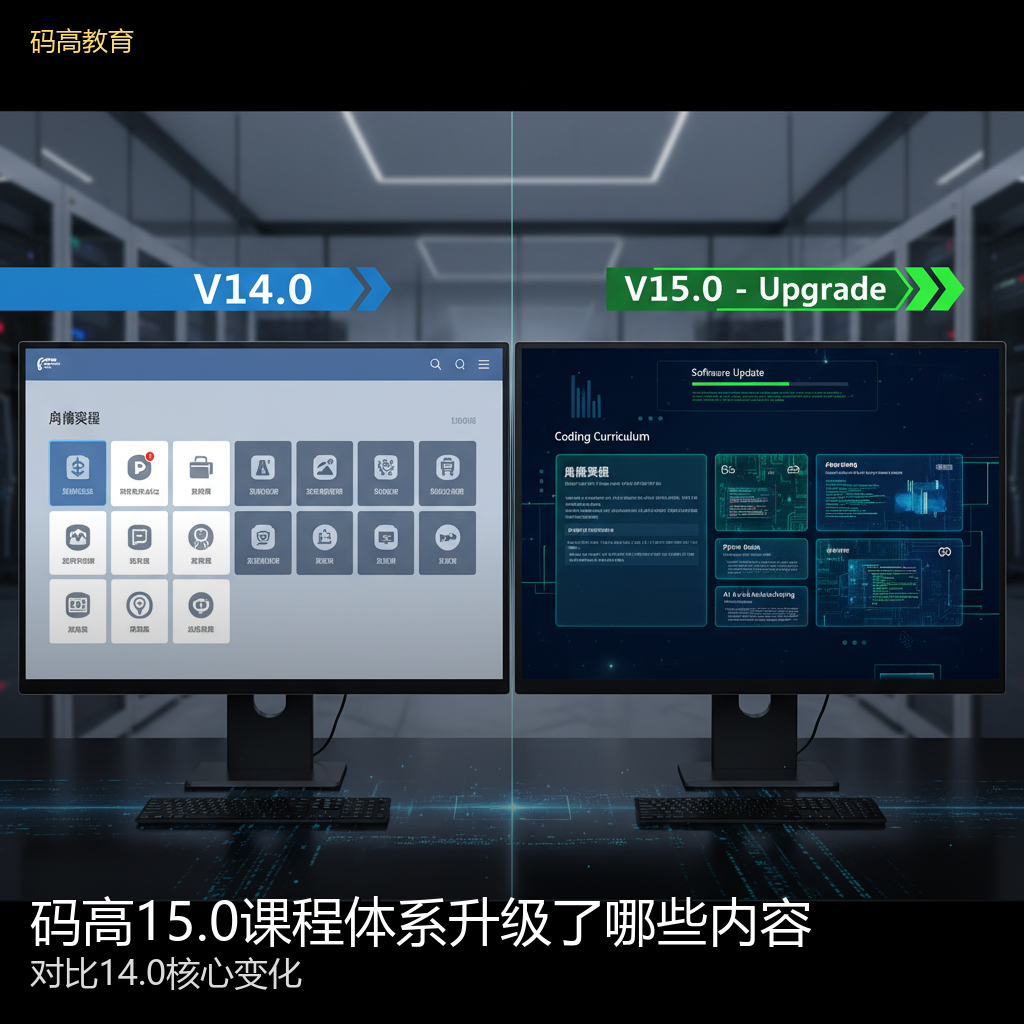 码高15.0课程体系升级了哪些内容,和之前版本有什么区别