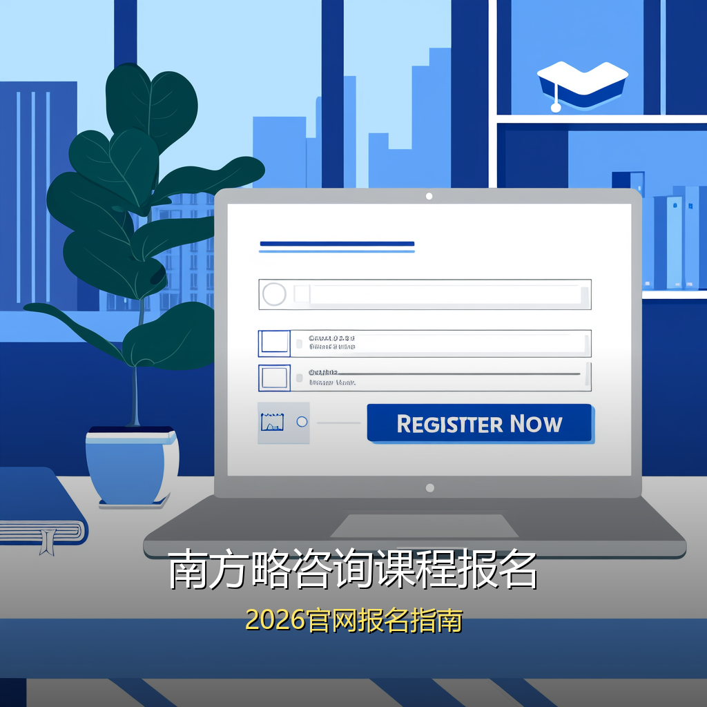 2026南方略咨询官网课程介绍报名指南
