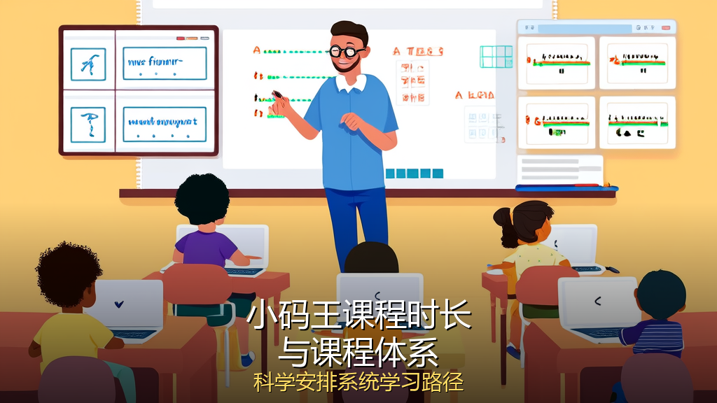 小码王课程时长,课程体系
