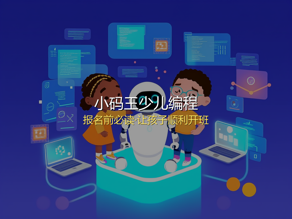 小码王少儿编程 报名注意事项